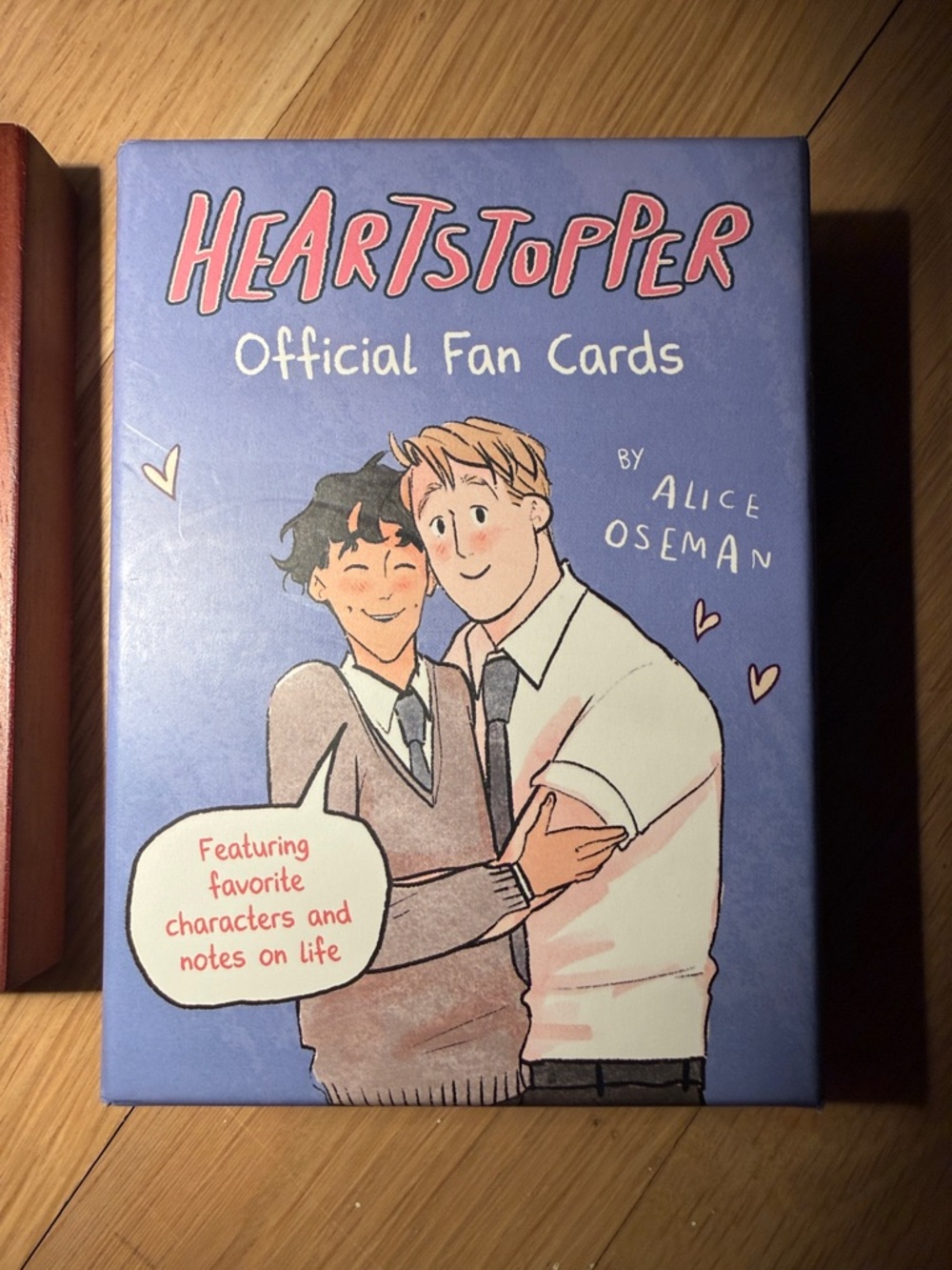 Netflix Heartstopper Official Fan Cards - Blue, Pink, White